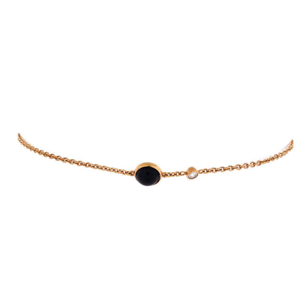 Piaget Possession Bracelet 18K Rose Gold with Onyx and Diamond